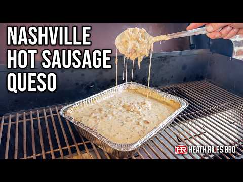 Smoked Nashville Hot Sausage Queso