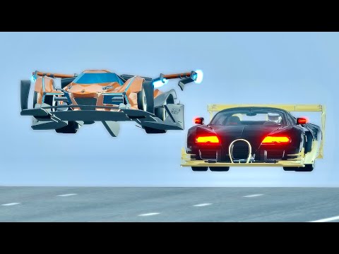 Lamborghini V12 GTR vs Bugatti Veyron GTR - Drag Race 20 KM