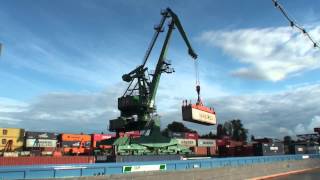 preview picture of video 'Kühkopffilm-Containerhafen Gernsheim-31.8.12'