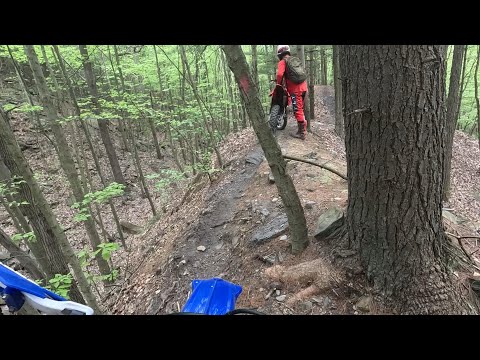The Scariest Single Track We've Done at Locust Gap