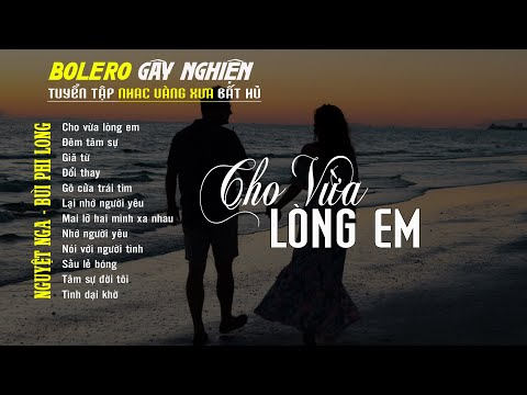 Bolero Gây Nghiện l Quán Cafe Thư Giãn ❖ CHO VỪA LÒNG EM ❖ Nguyệt Nga, Bùi Phi Long