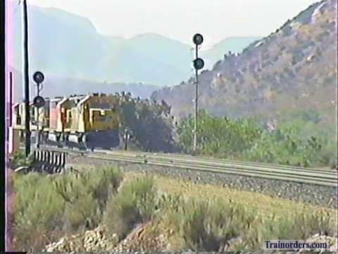 Classic Railroad Series 45 - ATSF EB on Cajon Pass August 26, 1989.