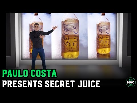 Paulo Costa presents Secret Juice: "We only have one size, because we don't have that Conor money"