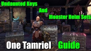ESO: Undaunted Keys & Monster Helm Sets Guide (Explained)