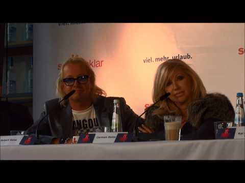 DIE GEISSENS   Reisen mit den Geissens und sonnenklar  PK in Muenchen am 25 10 2013  Teil III