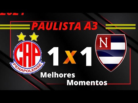 PENAPOLENSE 1 X 1 NACIONAL | PAULISTA A3 | 01/05/21