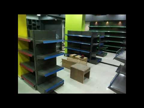 Orange rectangular supermarket checkout counter, size: 5*4*2