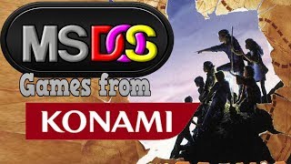 MSDOS games from Konami