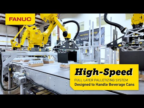 Full Layer Palletizing with FANUC Robots