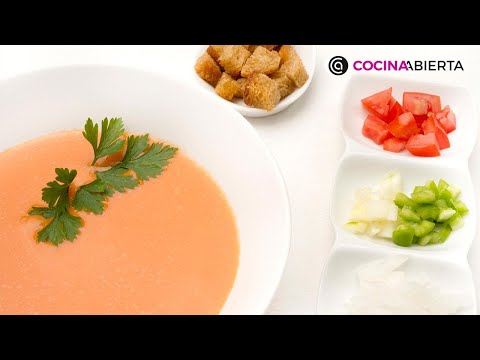 GAZPACHO andaluz, ¡la receta ORIGINAL de Karlos Arguiñano! - Cocina Abierta