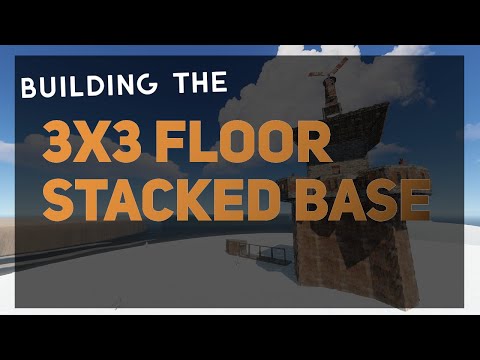3x3 Floor Stacked Base | Rust Builds
