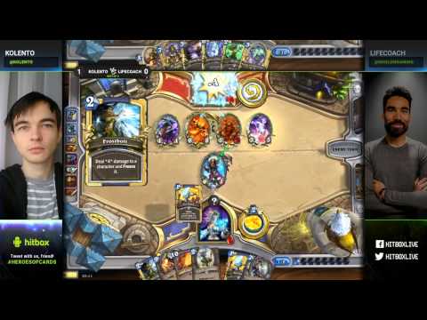 Kolento VS Lifecoach - Heroes of Cards 5 Finale - Hearthstone
