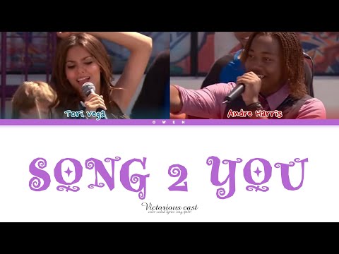 VICTORIOUS CAST 'SONG 2 YOU' COLOR CODED LYRICS (ENG/PT-BR)