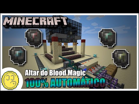 Minecraft Tutorial - How to Automate the BLOOD MAGIC Altar???