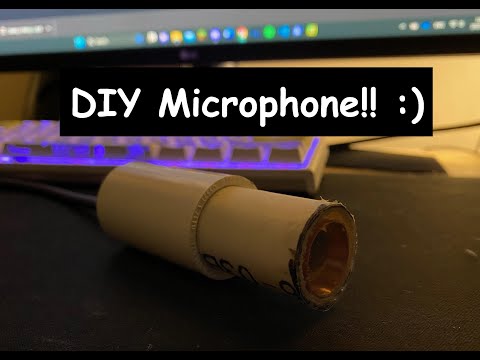 Creating a completely DIY Dynamic Microphone