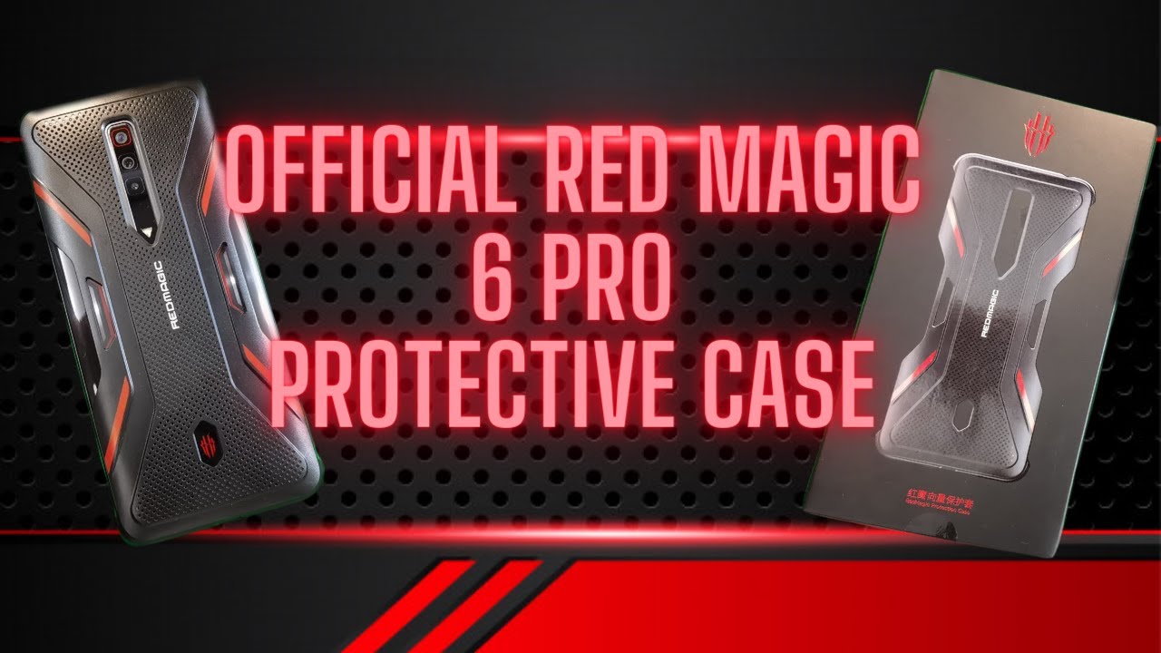 NUBIA REDMAGIC 6 AND 6 PRO Official Protective Case Review, WITH COOLER Support!