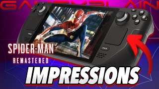 How is Spider-Man on the Steam Deck? - Gameplay & Impressions (Battery Life, Graphics, & More! )