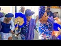 Tears! Watch Grand Entrance &Dance of Pregnant Popular Yoruba Actress Queen Lateefah at Her Wedding