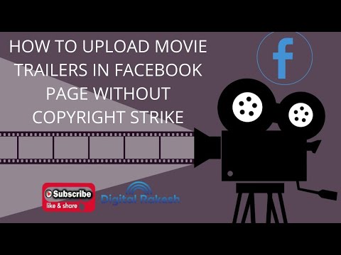 How to upload movie trailers in Facebook page