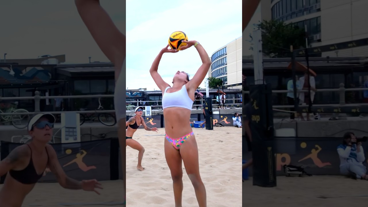 41 second LONG Rally🫣😮‍💨 #volleyball #womensbeachvolleyball #volleyballworld #beachvolleyball