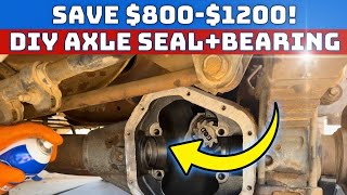 How I Saved $1,000 Fixing My F250’s Axle Seals at Home