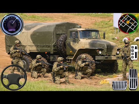 Army Truck Driving Cargo Games - US Offroad Army Truck Driving 3D 2025 - Andriod Gameplay