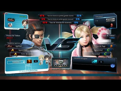 _ 607_5 Hwoarang (Kazumi_Ling) vs Lucky Chloe (Tincho Dubuch) - Tekken 7 ( Uchiha x24 ) Online