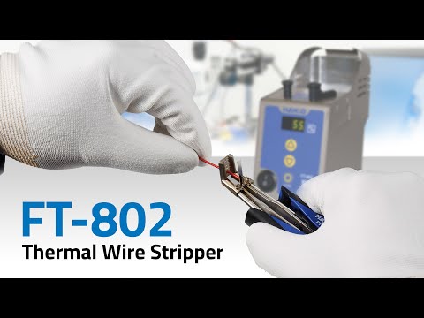 HAKKO FT-802 Thermal Wire Stripper — Video by American Hakko