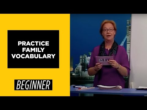 Beginner Level Practice Family Vocabulary | English For You