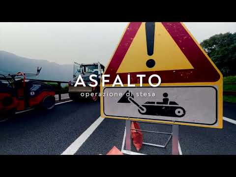 ASFALTO operazione di stesa