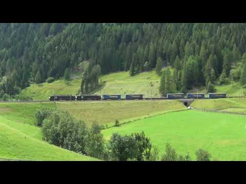 DOPPIA DI VECTRON 193 CON TEC TRANSITA A S. JODOK (A MERC  4   7   2018