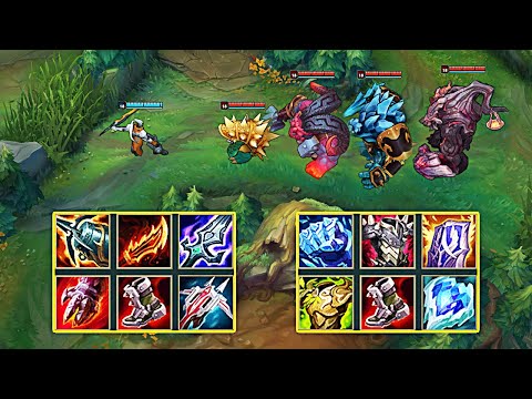 MASTER YI vs TANKS FULL BUILD FIGHTS & Best Moments!