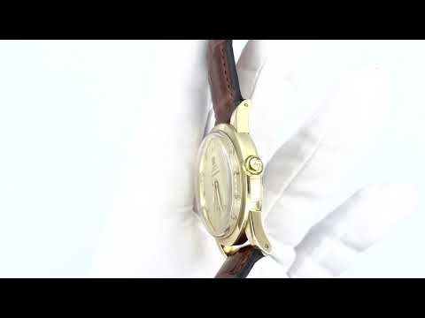 Montre Omega Seamaster de 1951 en Or jaune 14k Automatique 34 mm.