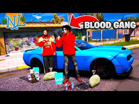 I Joined the BLOOD GANG in GTA 5 RP
