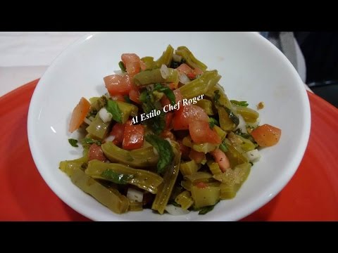 NOPALES A LA MEXICANA, La Receta mas facil