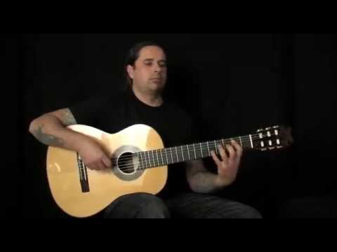 Ben Woods 'Bulerias' - Super Negra guitar by Daniel Turner