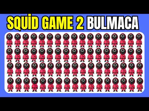 FIND THE ODD ONE OUT - Squid Game 2 Special🐙🦑🎮 | 40 Levels | Easy, Medium, Hard | KankaTV Puzzle