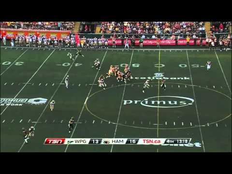 CFL Recap: Winnipeg 24, Hamilton 16 - July 1, 2011