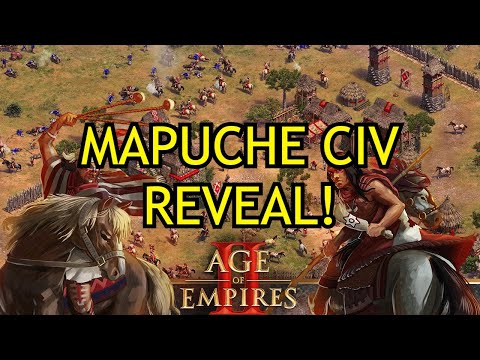 Mapuche Civ Reveal! Tech Tree & Bonuses | AoE2: DE The Last Chieftains