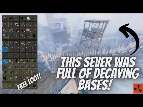 So many decaying bases! Rust console edition!