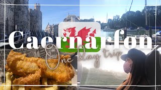 【ウェールズ 女一人旅 Caernarfon ／カナーヴォン 日帰り】天空の城ラピュタのモデルになったお城⁉︎がある美しい港街 North Wales One day trip