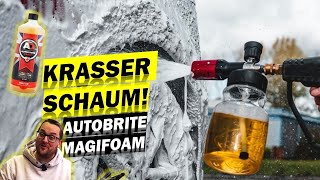 Immer noch so gut? AutoBrite MagiFoam: Magischer alkalischer Snow Foam bleibt 30min auf dem Lack!