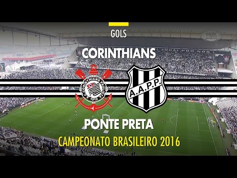 Gols - Corinthians 3 x 0 Ponte Preta - Brasileirão - 26/05/2016