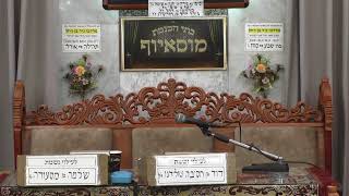 בית הכנסת מוסאיוף שידור חי • יום שלישי יח' באב תשפ'ה (הערוץ של בית הכנסת מוסאיוף) - התמונה מוצגת ישירות מתוך אתר האינטרנט יוטיוב. זכויות היוצרים בתמונה שייכות ליוצרה. קישור קרדיט למקור התוכן נמצא בתוך דף הסרטון