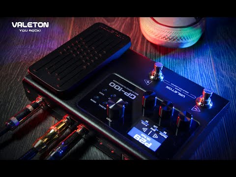 Valeton GP-100 Multi-Effects Processor Amp & Cab Sim Pedal and Interface image 15