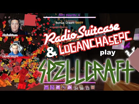 RadioSuitcase & LoganChasePC play Minecraft: Spellcraft