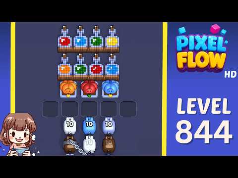 Pixel Flow Level 844 Walkthrough