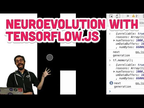 11.3 TensorFlow.jsを用いたNeuroevolutionフラッピーバード (11.3 Neuroevolution Flappy Bird with TensorFlow.js)
