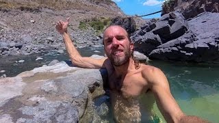 Soaking in Hot Springs in the Andes of Peru