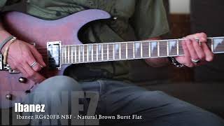Video thumbnail for Ibanez RG420FB NBF   Natural Brown Burst Flat by MyDukkan